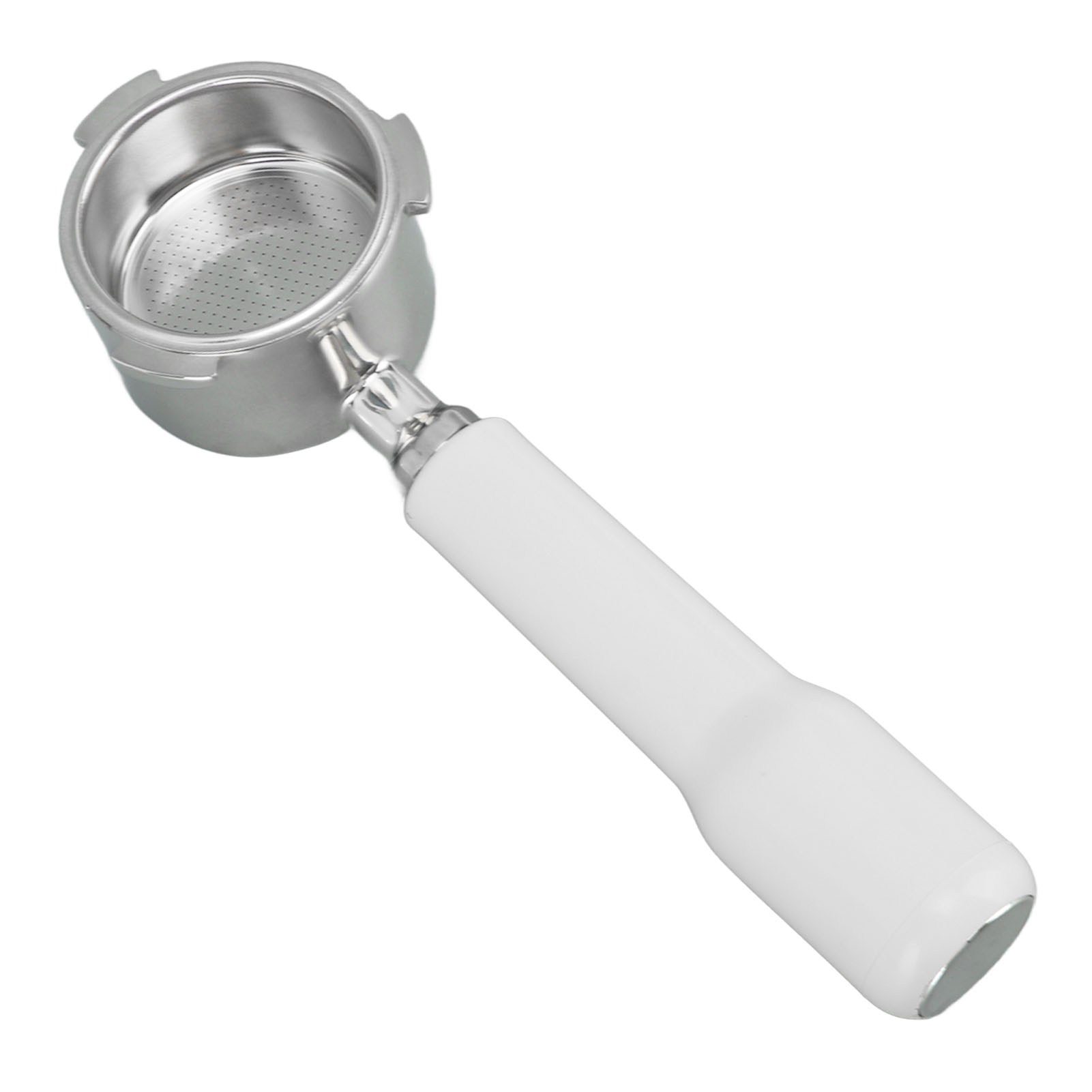 Bodenloser Filterhalter Für Delonghi Dedica Arte Ec0680 Ec0685, Edelstahl 304, 51 Mm Durchmesser, Weiße Ausführung