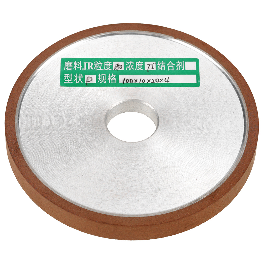 Diamant-schleifscheibe Aus Kunstharz, Körnung 180, 120 X 20 X 10 Mm, Für Schärfmaschinen – Robuste Schleifscheibe Aus Hartmetall Und Stahl, 20-mm-bohrung, Ideal Für Klingen Und Werkzeuge