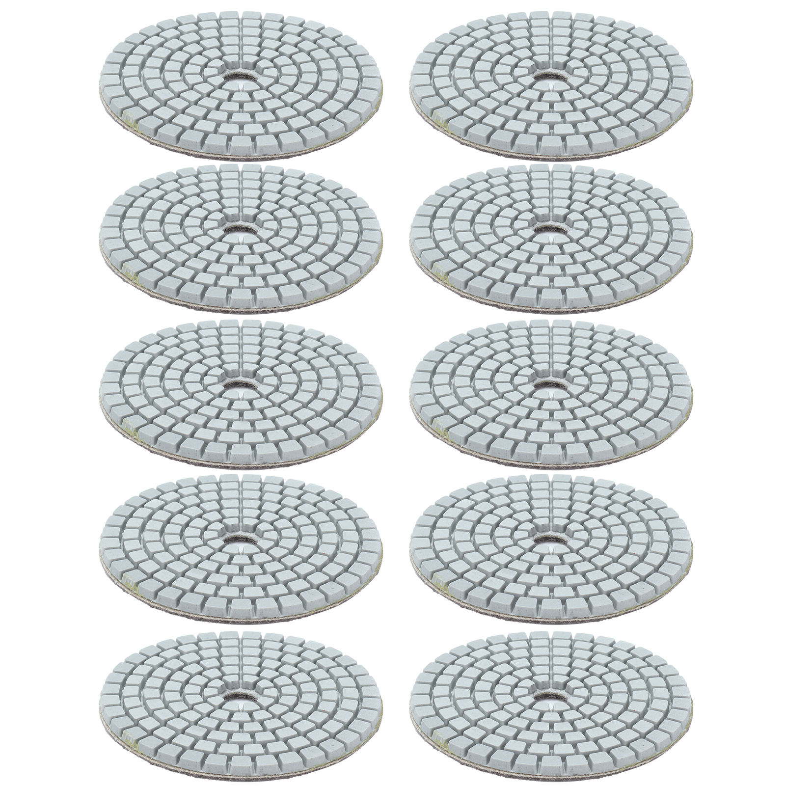 Set Mit 10 80-mm-nass-diamantpolierscheiben, Körnung 1500, Für Marmor Und Granit