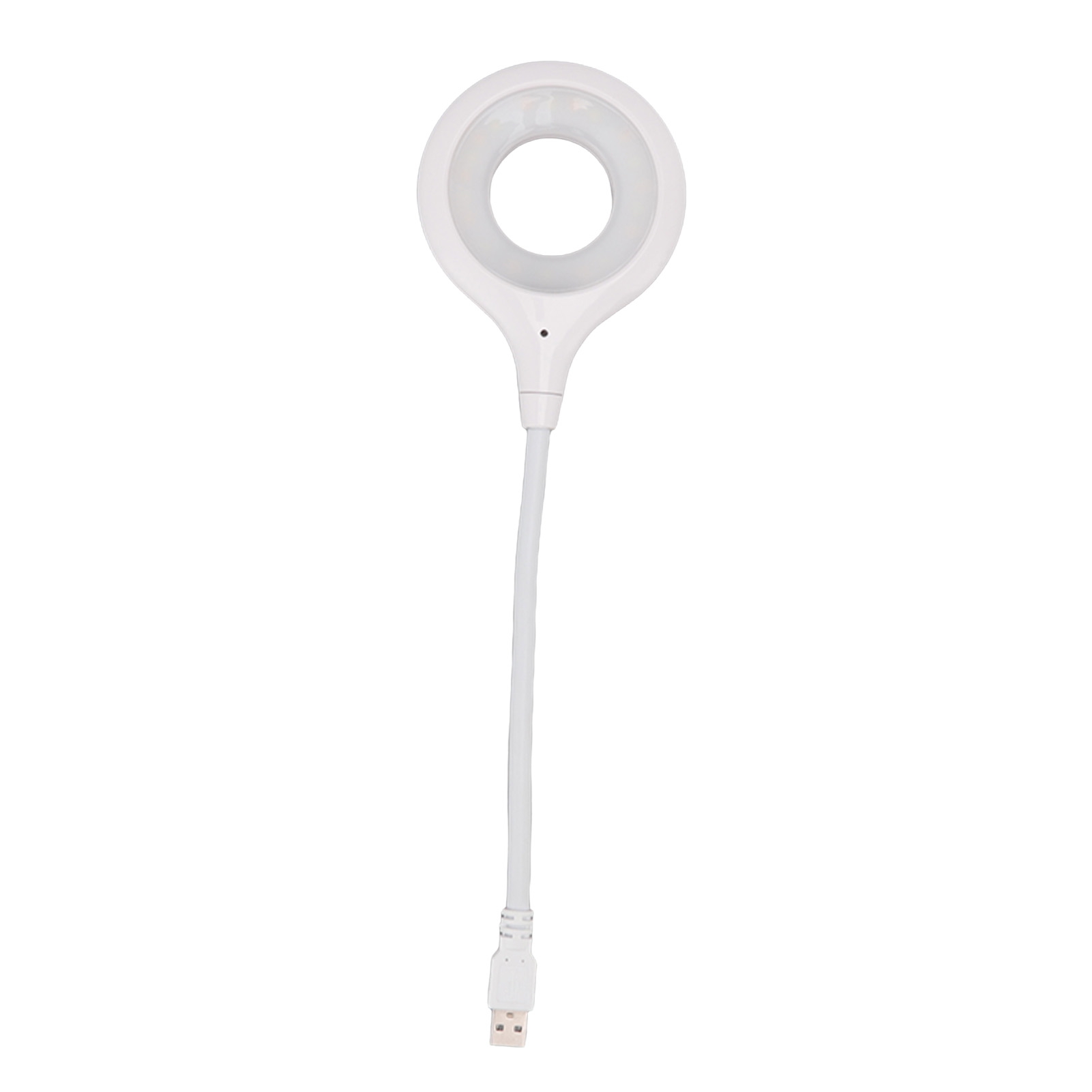 Intelligentes Usb-led-nachtlicht, Warmweiß, Sprachsteuerung, 360° Flexibler Abs-kopf, 9 Cm
