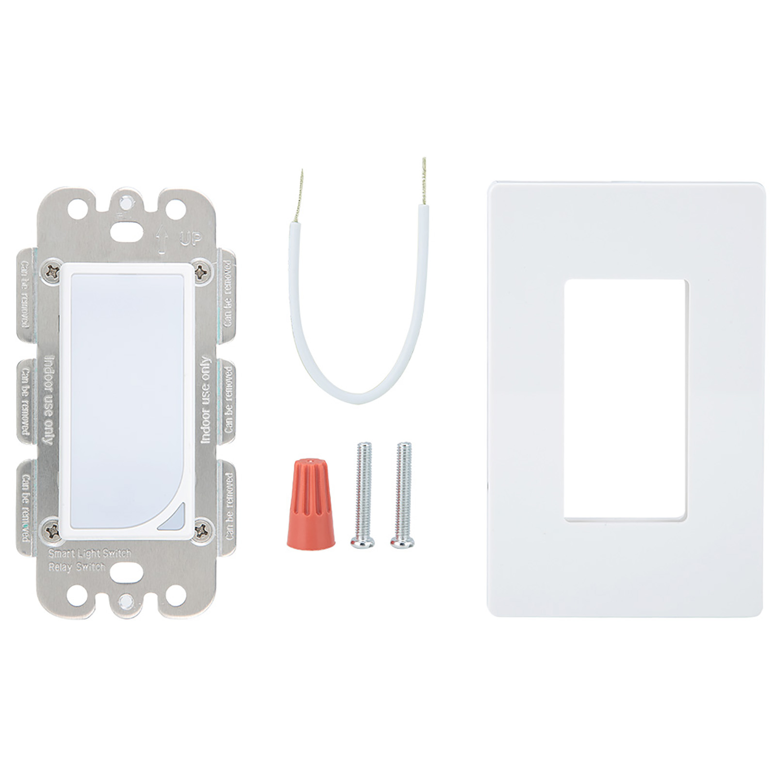 Unterputz-wlan-schalter Zur Wandmontage Mit Ambientebeleuchtung, 10 A, 230 V, Timer Und Sprachsteuerung, Modernes Design Aus Pc Und Abs.