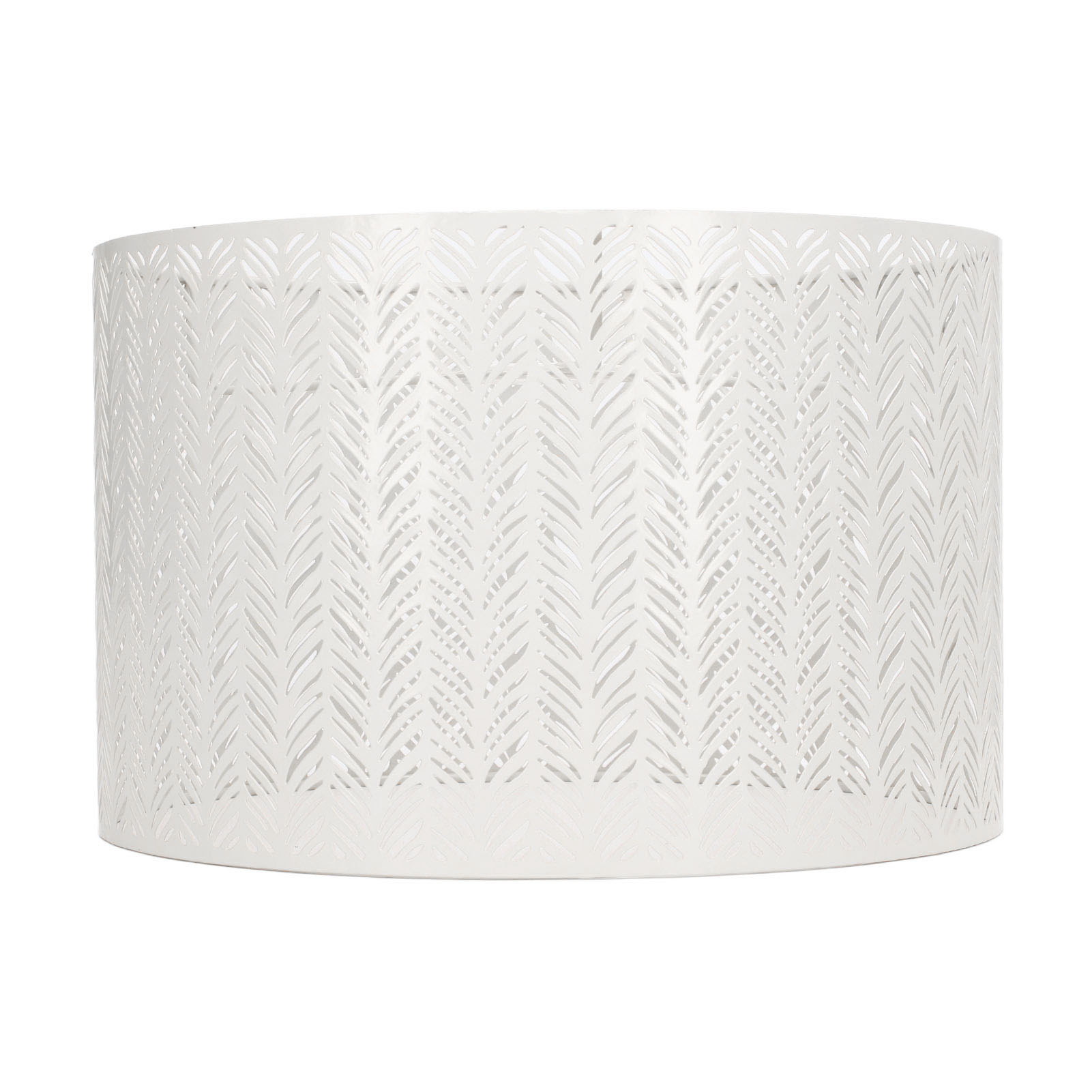 Zylindrischer Lampenschirm Aus Weißem Weißblech Von Toivize Mit Tannenbaummotiv, 25 X 16 Cm, E14/e27, Elegantes Design, Sanftes Licht, Innendekoration