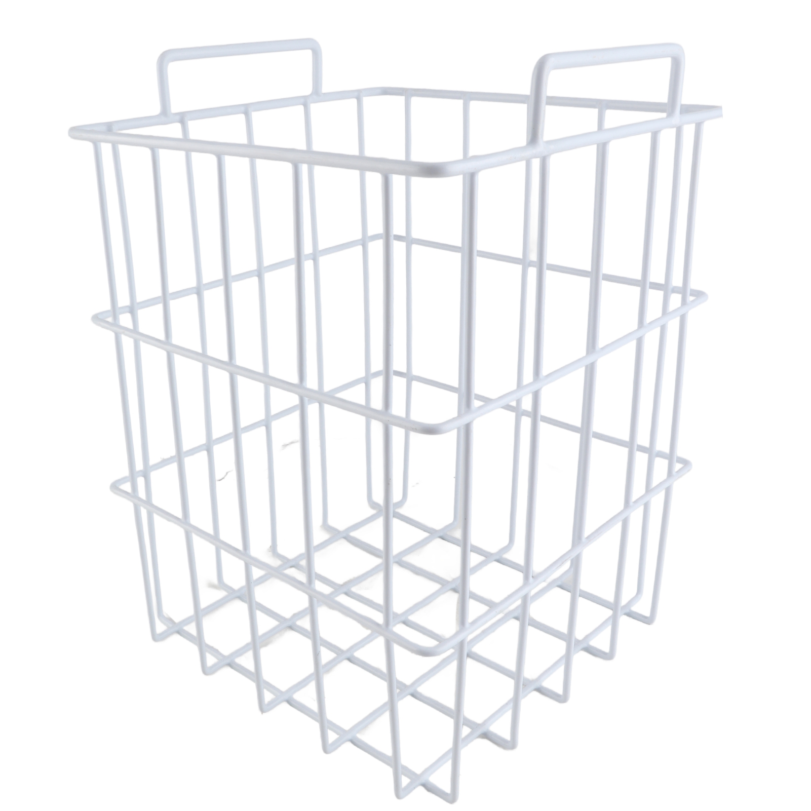 Toivize 26x26x31,5cm Robuster Gefrierkorb Aus Pe-beschichtetem Stahl Für Kühlschrank Und Fahrzeug