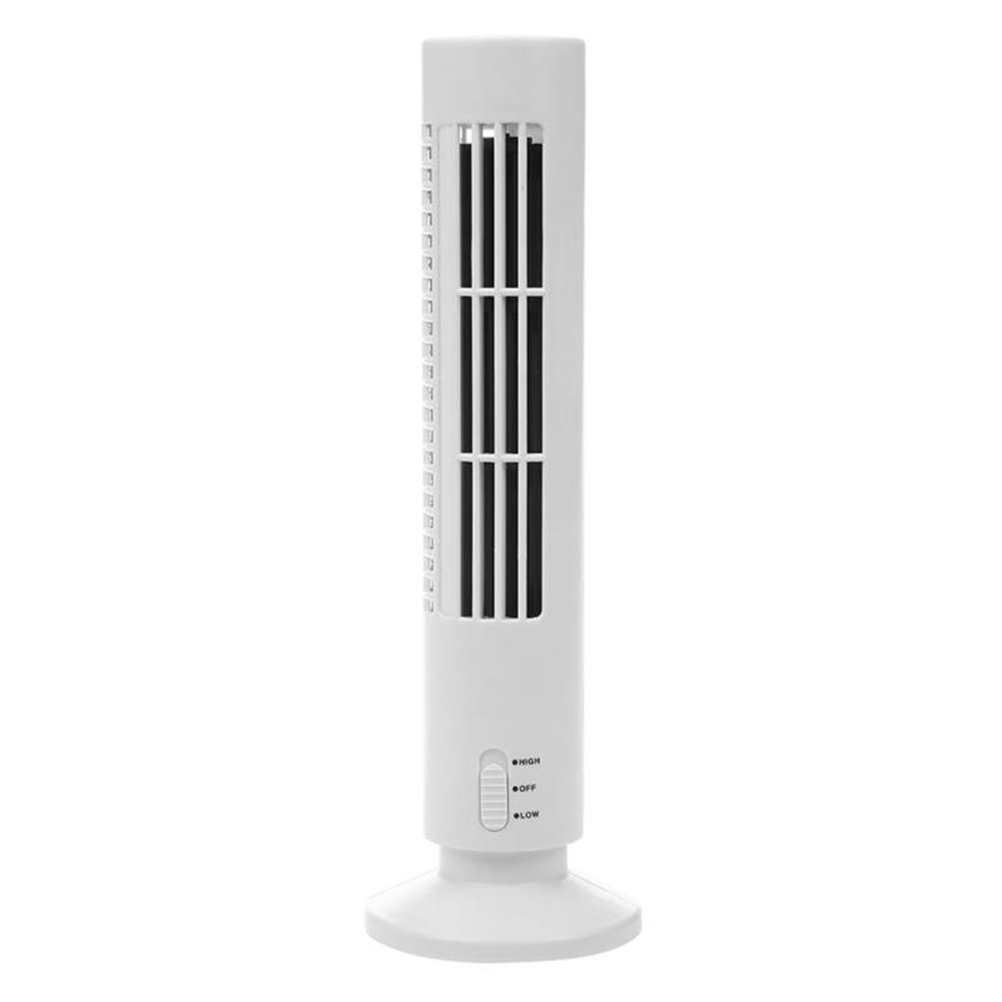 Yue Xing Hui Usb Silent Compact Weißer 33cm Turmventilator Ohne Rotorblätter