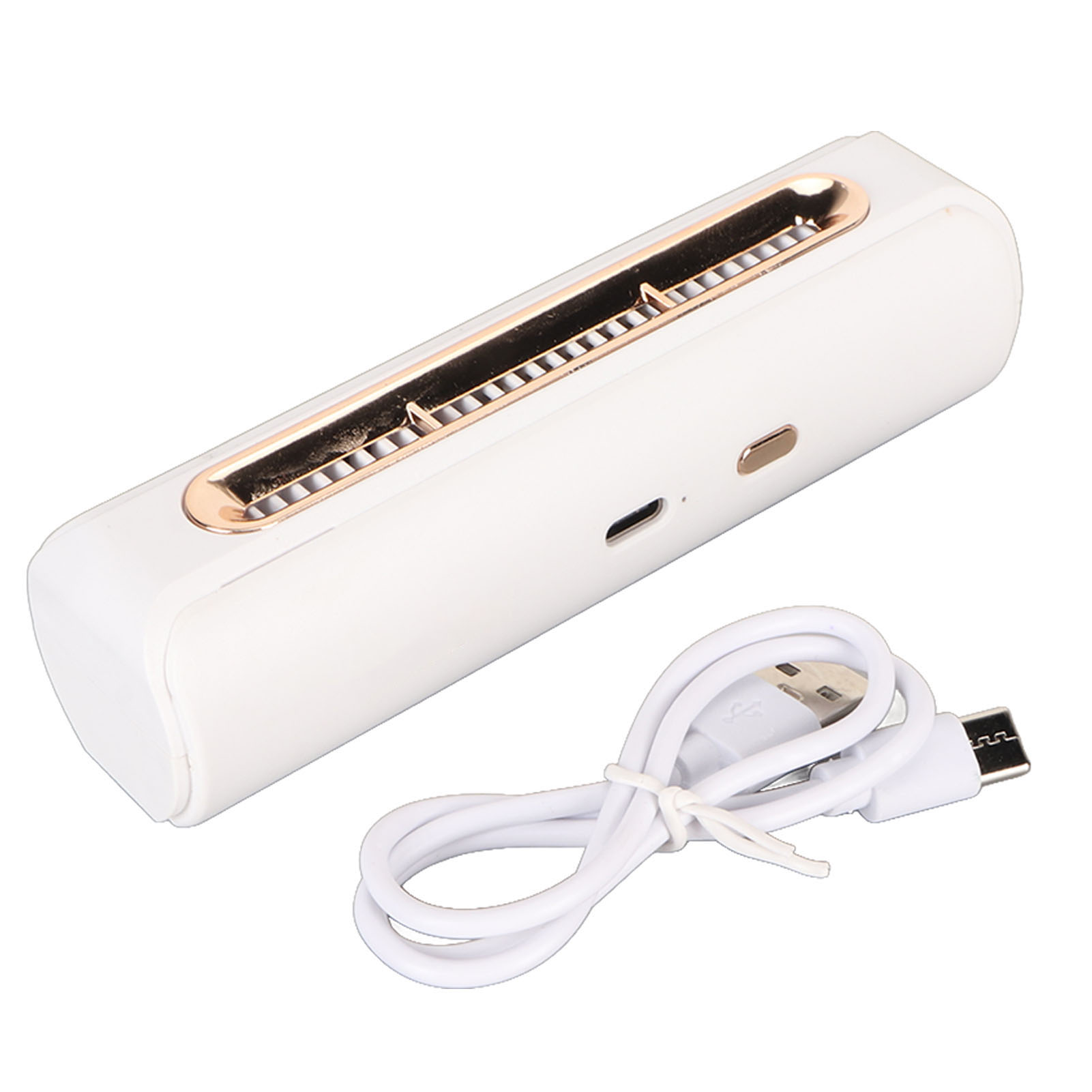 Wiederaufladbarer Usb-lufterfrischer Für Den Kühlschrank, Dual-modus (frische & Tiefenreinigung), Weiß, 1000 Mah Akku, Beseitigt Gerüche