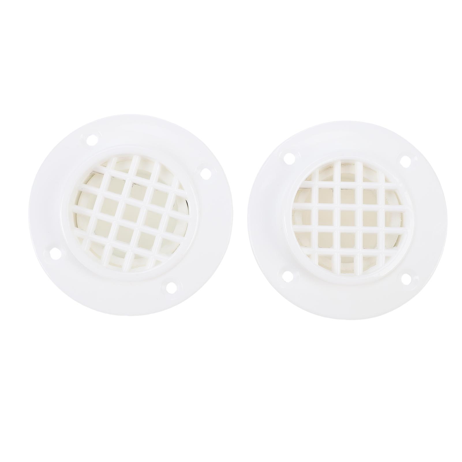 Marine-ablassstopfen, 2er-set, Weißes Nylon, Ø 5,8 Cm, Wasserdicht, Einfach Zu Montieren Für Boote