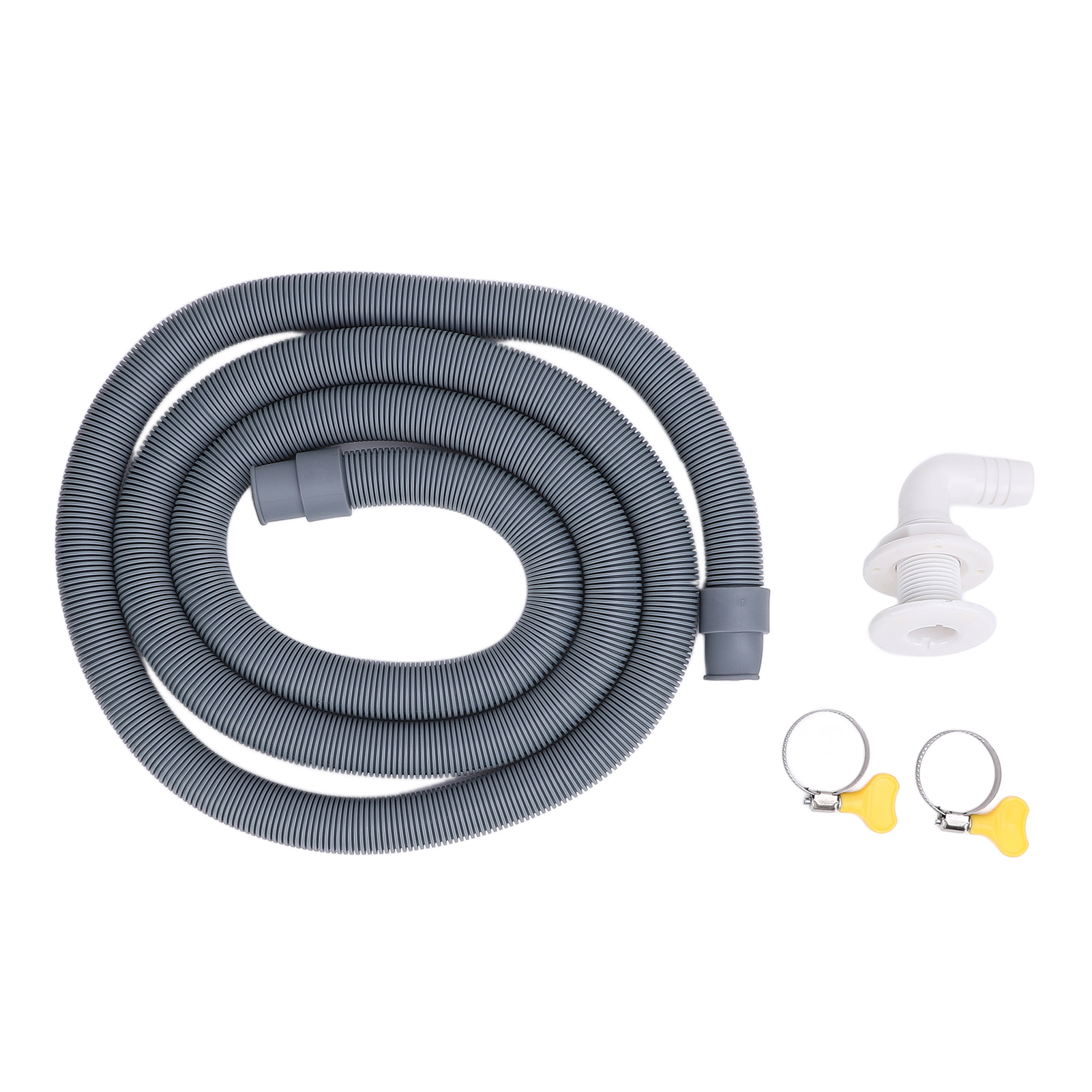 Toivize 750 Gph Bilgenpumpen-installationsset, 2 M Schlauch Ø 19 Mm, 90°-winkelstück, Rückschlagventil, Weißes Eva+pe