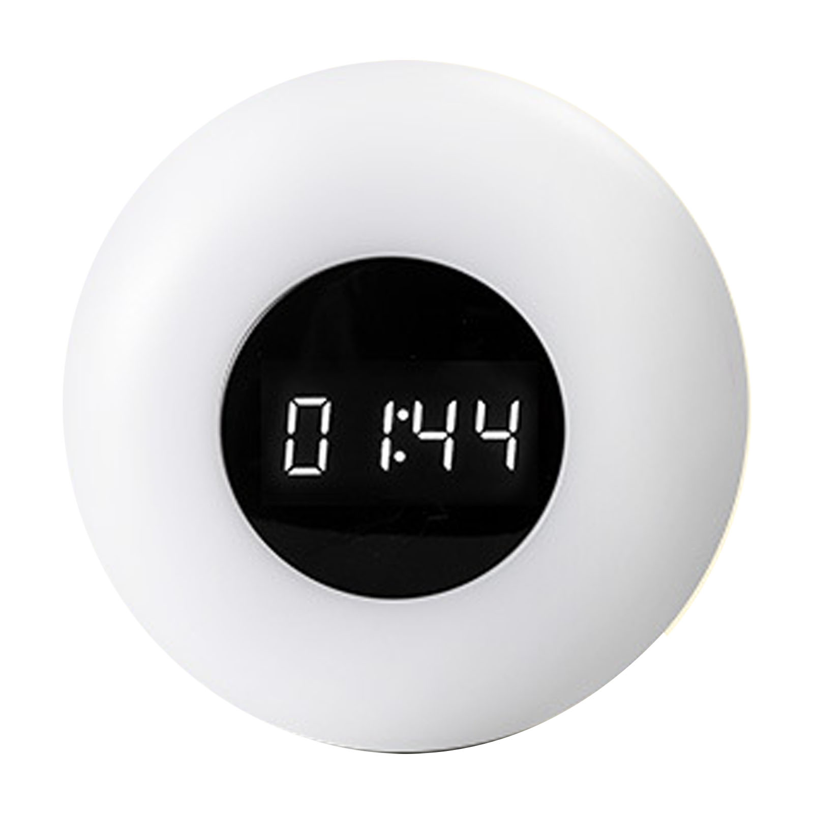 Rundes Led-nachtlicht Mit Timer Und Fernbedienung, 3 Farbtemperaturen, Kompaktes Abs-gehäuse Für Europäischen Stecker