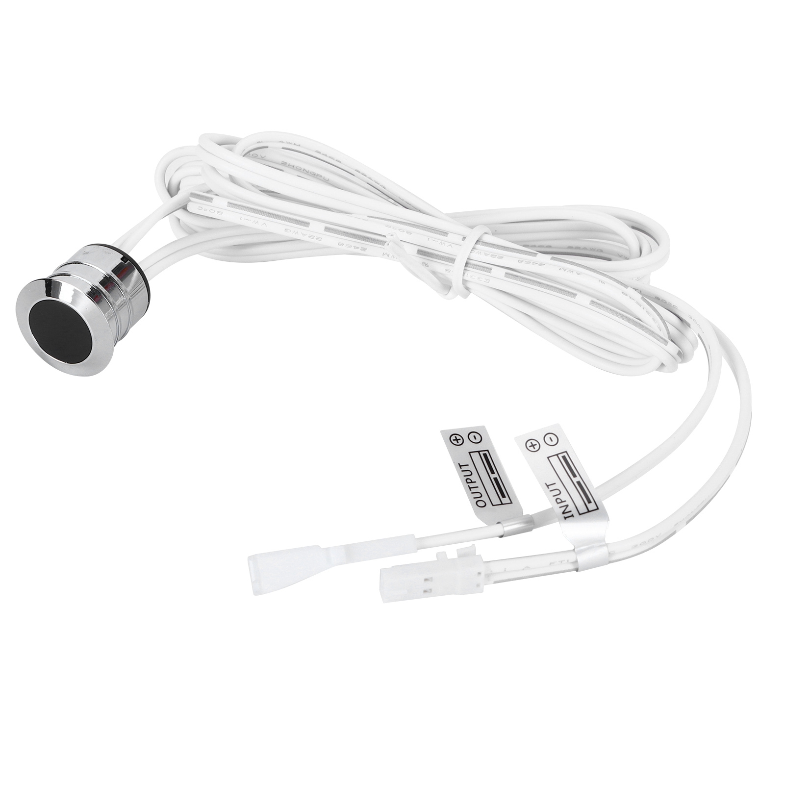 Toivize Tdl-lc16m-ir 5–24 V 5 A Einbau-infrarotdetektor, Aluminiumlegierung, Für Led-streifen, Schränke, Regale