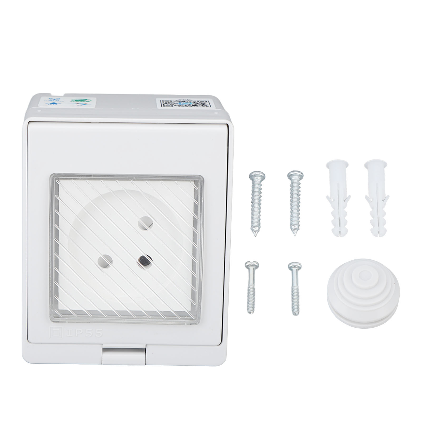 Toivize Sn55-i Wlan-smart-steckdose, Ip55 Wasserdicht Für Bad Und Außenbereich, Robustes Abs-gehäuse, Alexa-sprachsteuerung