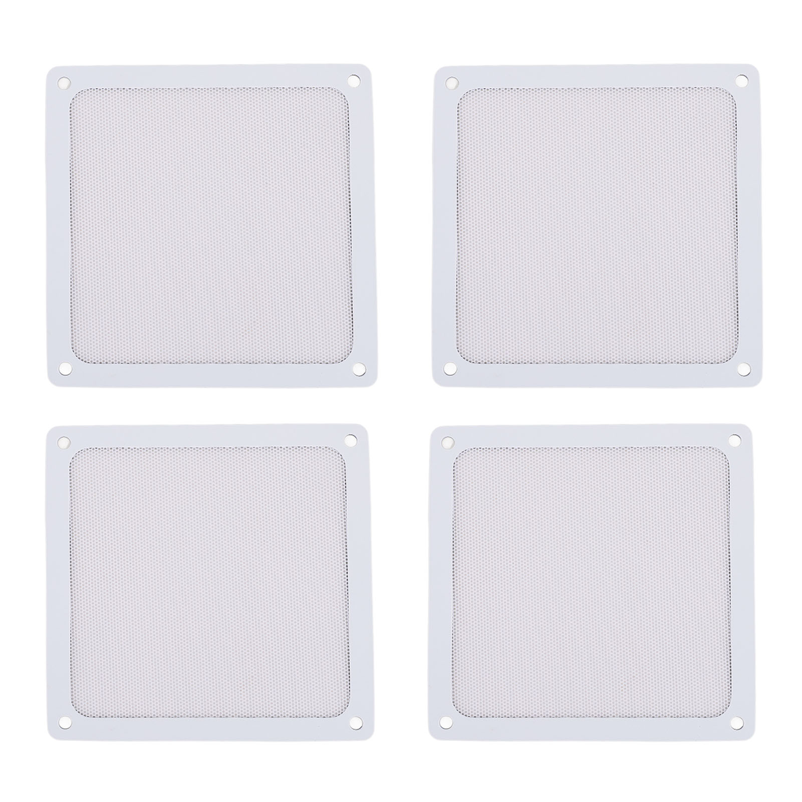 Toivize 140 Mm Magnetischer Pvc-staubfilter, Weiß, 4er-pack, Feinmaschiges, Staubdichtes Netzgewebe Für Lüfter