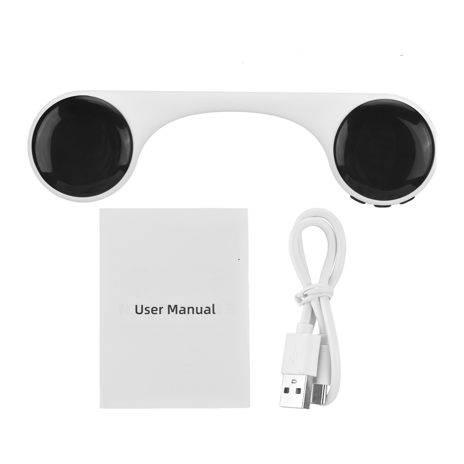 Bluetooth 5.4-knochenschalllautsprecher Für Besseren Schlaf, Ultradünnes Design Für Unter Das Kopfkissen, Weiß, 8 Stunden Akkulaufzeit, Leises, Ergonomisches Design