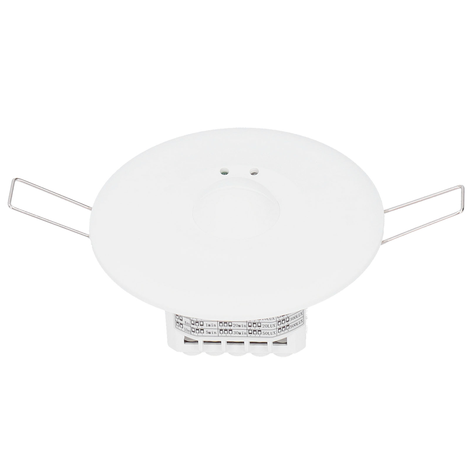 Toivize M003 360°-mikrowellen-bewegungsmelder, Deckeneinbau, Weißes Abs, Einstellbar 110–240 V Für Automatische Beleuchtung