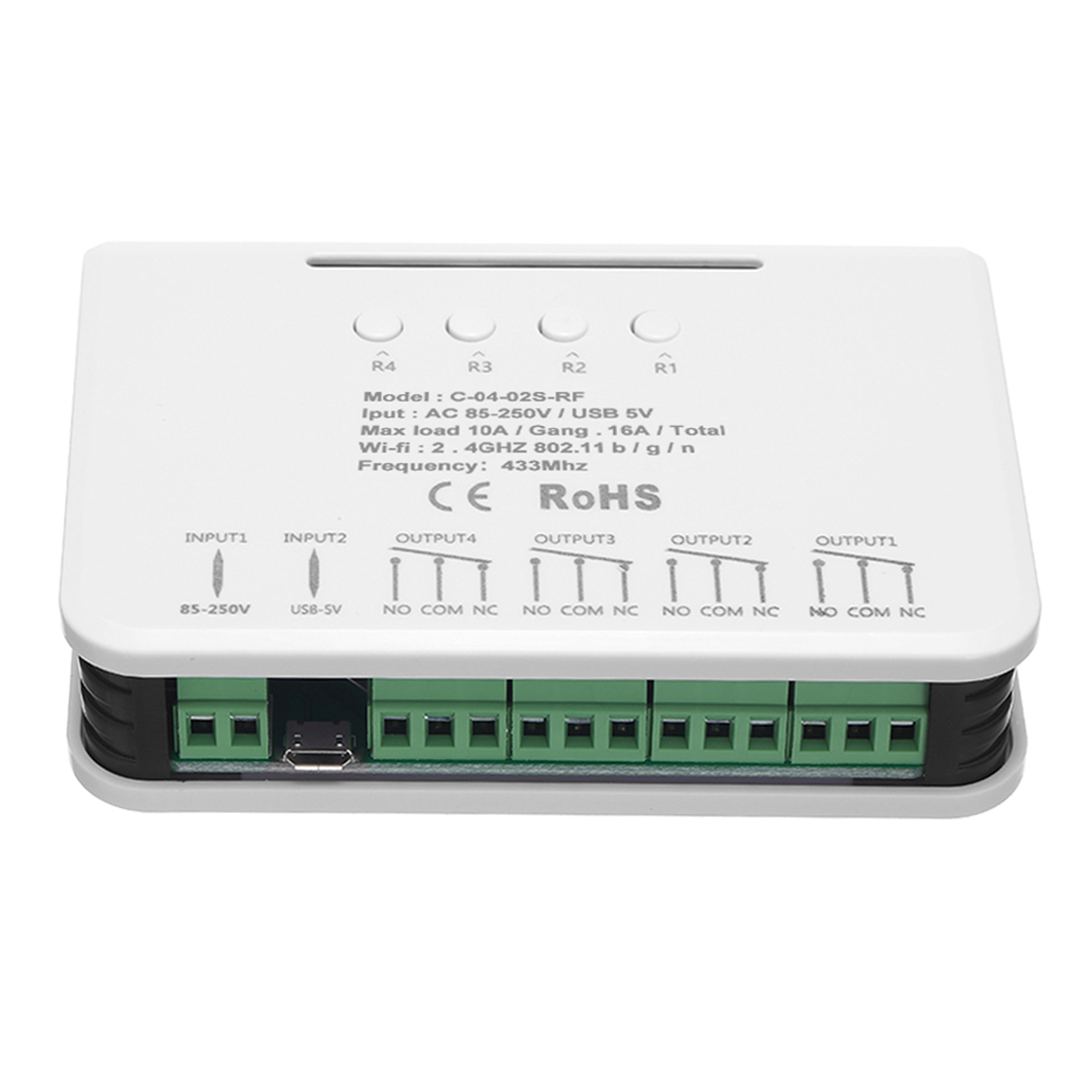 Ewelink Yk-yj4chrf 4-wege-wlan-schalter Mit Funkfernbedienung