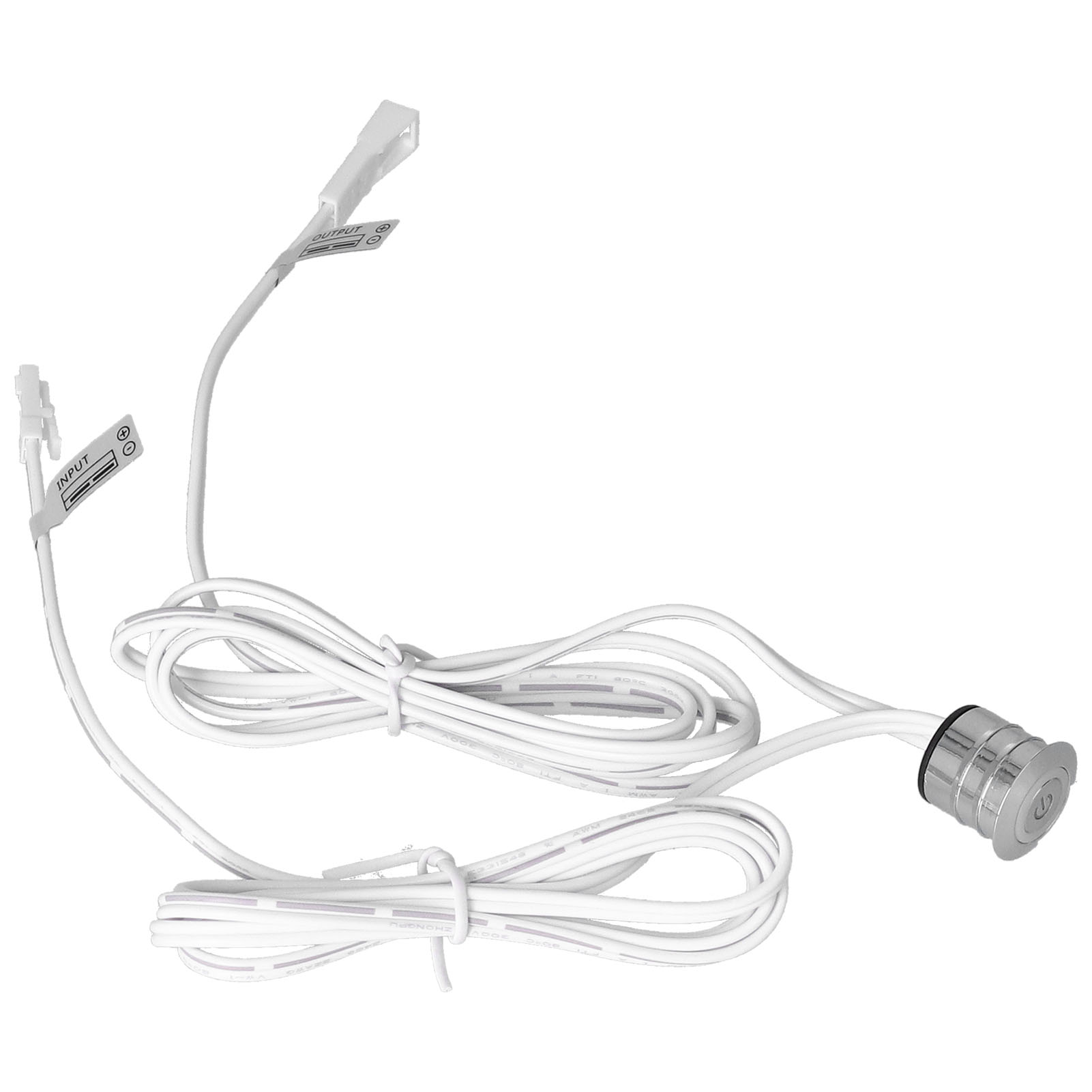 Toivize Tdl-lc1617-tc Led-touchschalter Aus Aluminium, 5–24 V Dc, Elegantes Design Für Möbel- Und Schrankbeleuchtung