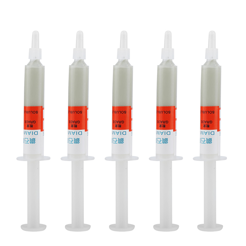 W1.0 8000 Ölige Diamantpolierpaste Für Hochglanz – 5er-packung, Hochpräzisions-schleifmittel Für Schmuck Und Metalle
