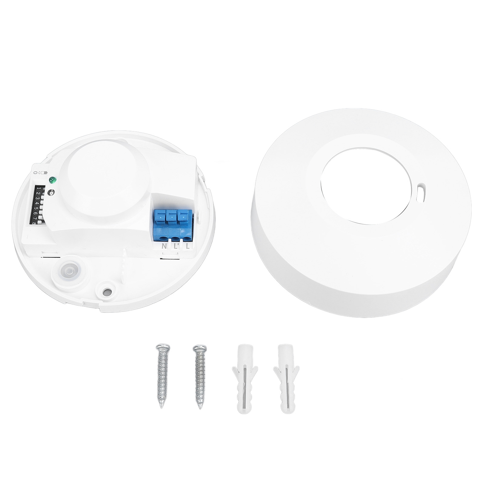 Toivize 1200w Decken-bewegungsmelder, 360°-mikrowellensensor Für Hotelkorridore, Tiefgaragen Und Treppenhäuser