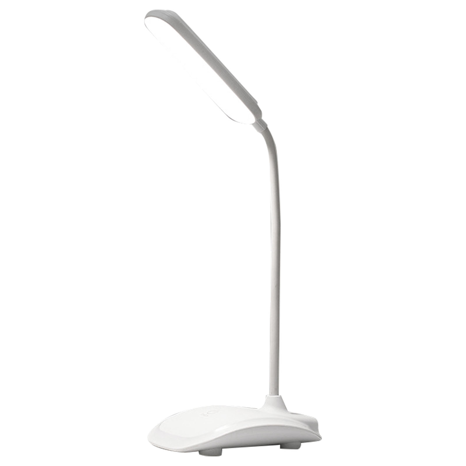 360° Flexible, Per Usb Aufladbare Touch-led-schreibtischlampe, Weiß