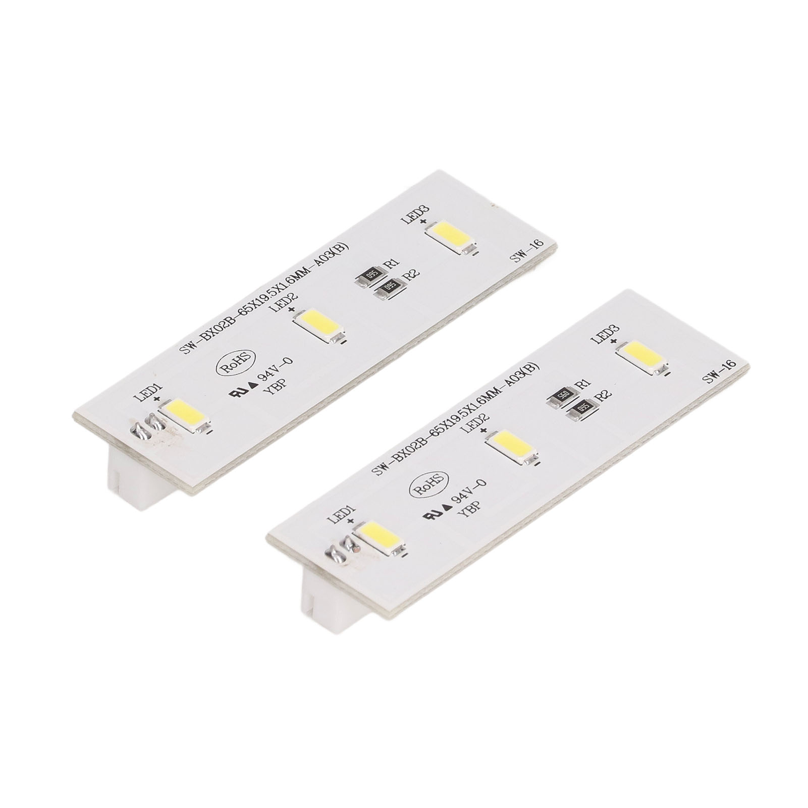 Sw-bx02b 12v Reinweiß 6000k Led-kühlschrankleiste, 2er-pack, 6,5 Cm, Kompatibel Mit Kühlschränken Von Frestec, Electrolux, Homa Und Tcl, Einfacher Austausch