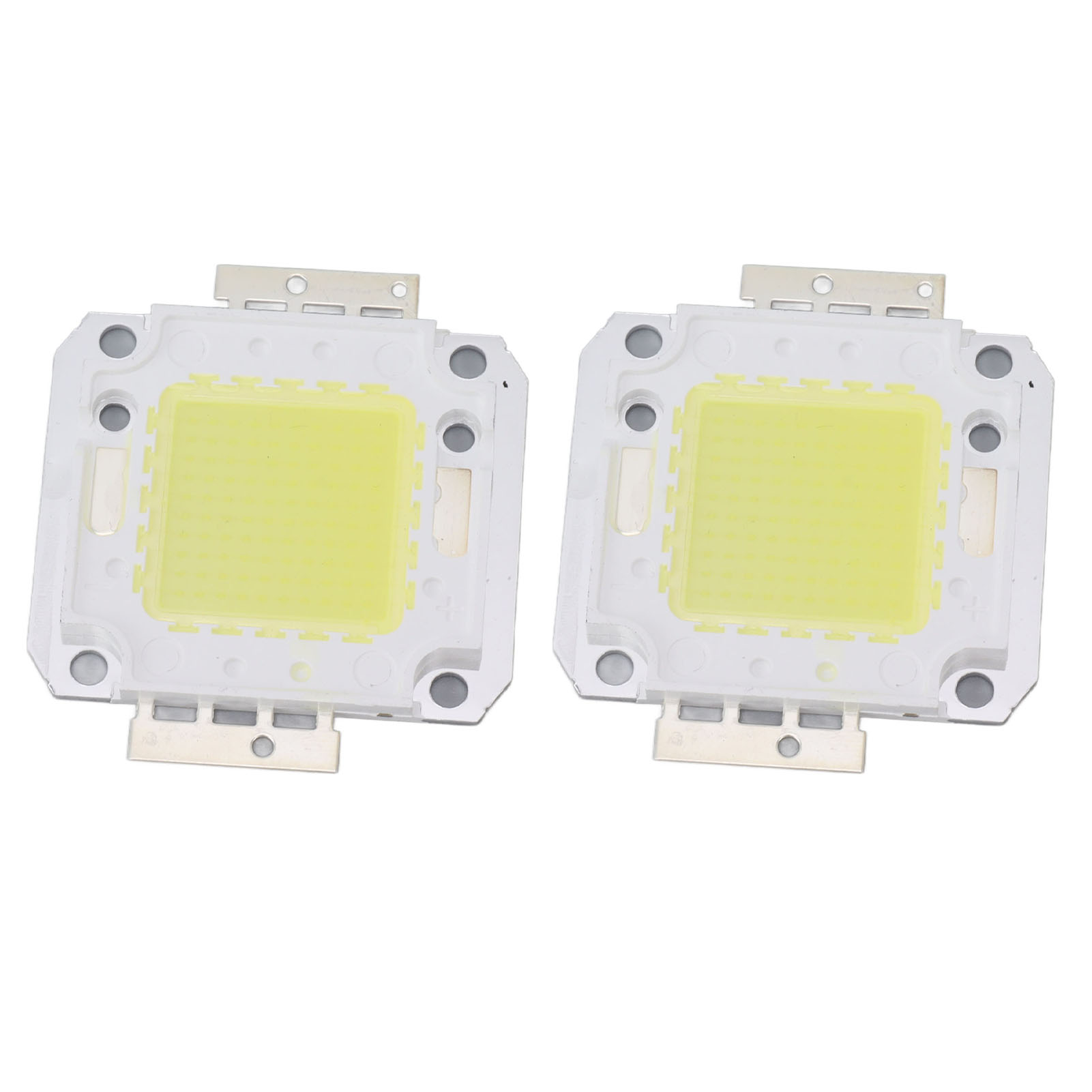 2er-pack 100w 9600lm 6000k Kaltweiß Cob-led-chips 32-36v Für Kompakte Diy-projektorbeleuchtung Mit Hoher Helligkeit