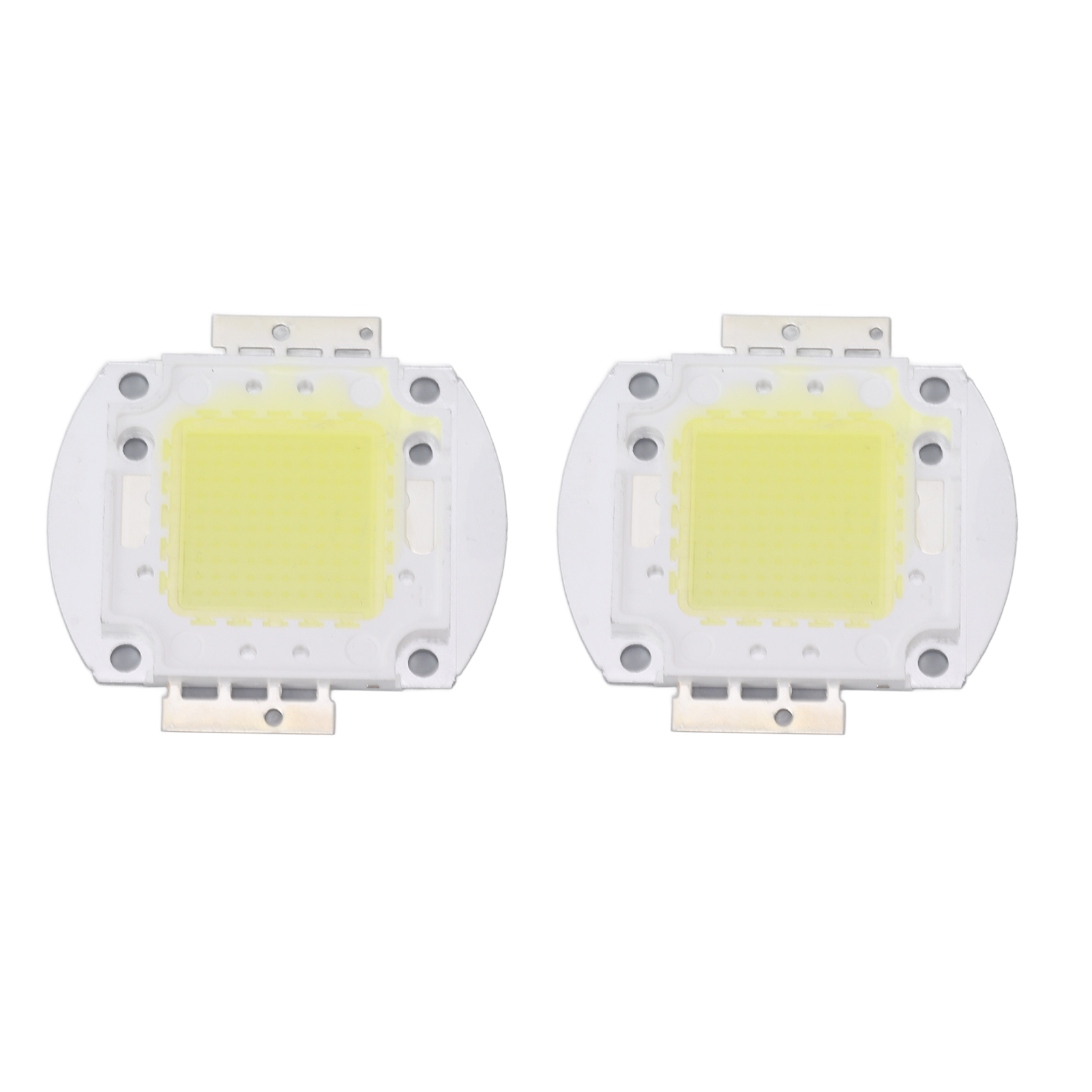 Toivize 100w Cob-led-chips, Kaltweiß 6000k, 9600lm, 32–36v, 2er-pack Für Strahler Und Innenbeleuchtung