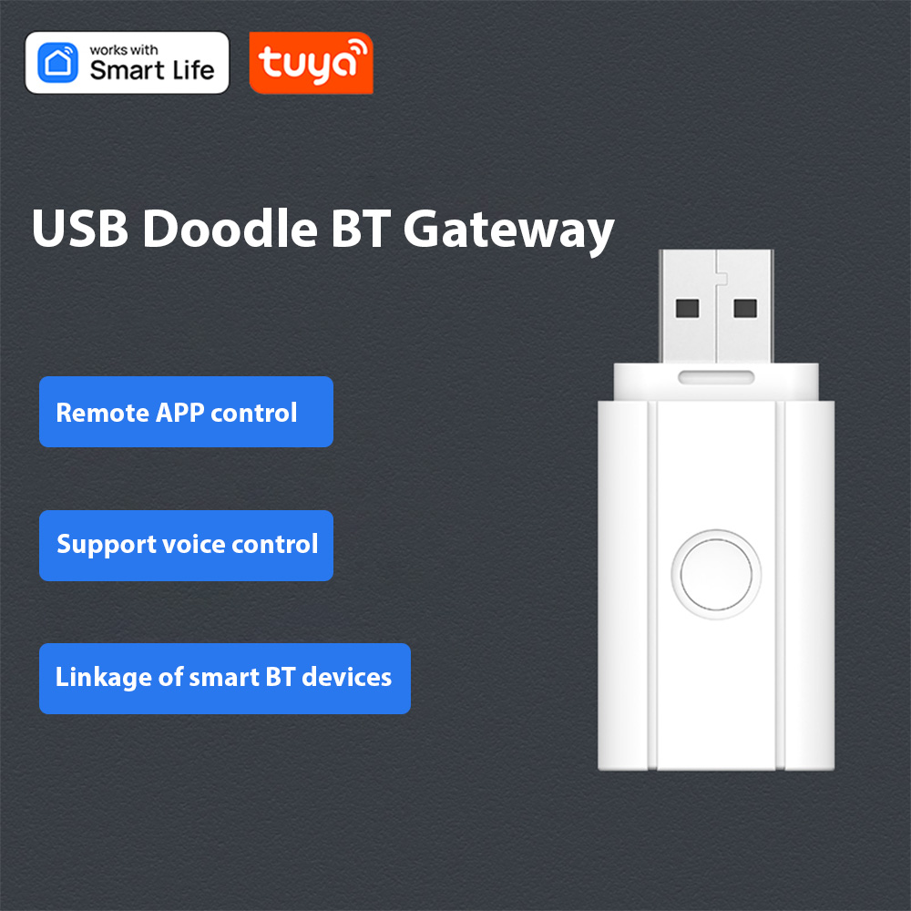 Tuya Tragbares Usb-bluetooth-gateway – Kompatibel Mit Home Assistant, 2,4-ghz-wlan, Fernbedienung Für Smart Home