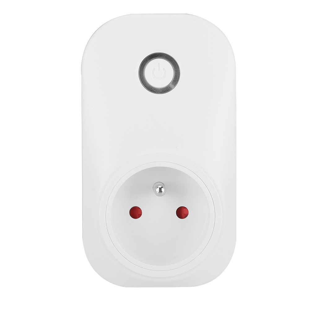 Intelligente Wlan-steckdose (standardmodell), Energiemonitoring, 220 V, Feuerhemmendes Abs-gehäuse, Kompatibel Mit Alexa Und Google Assistant