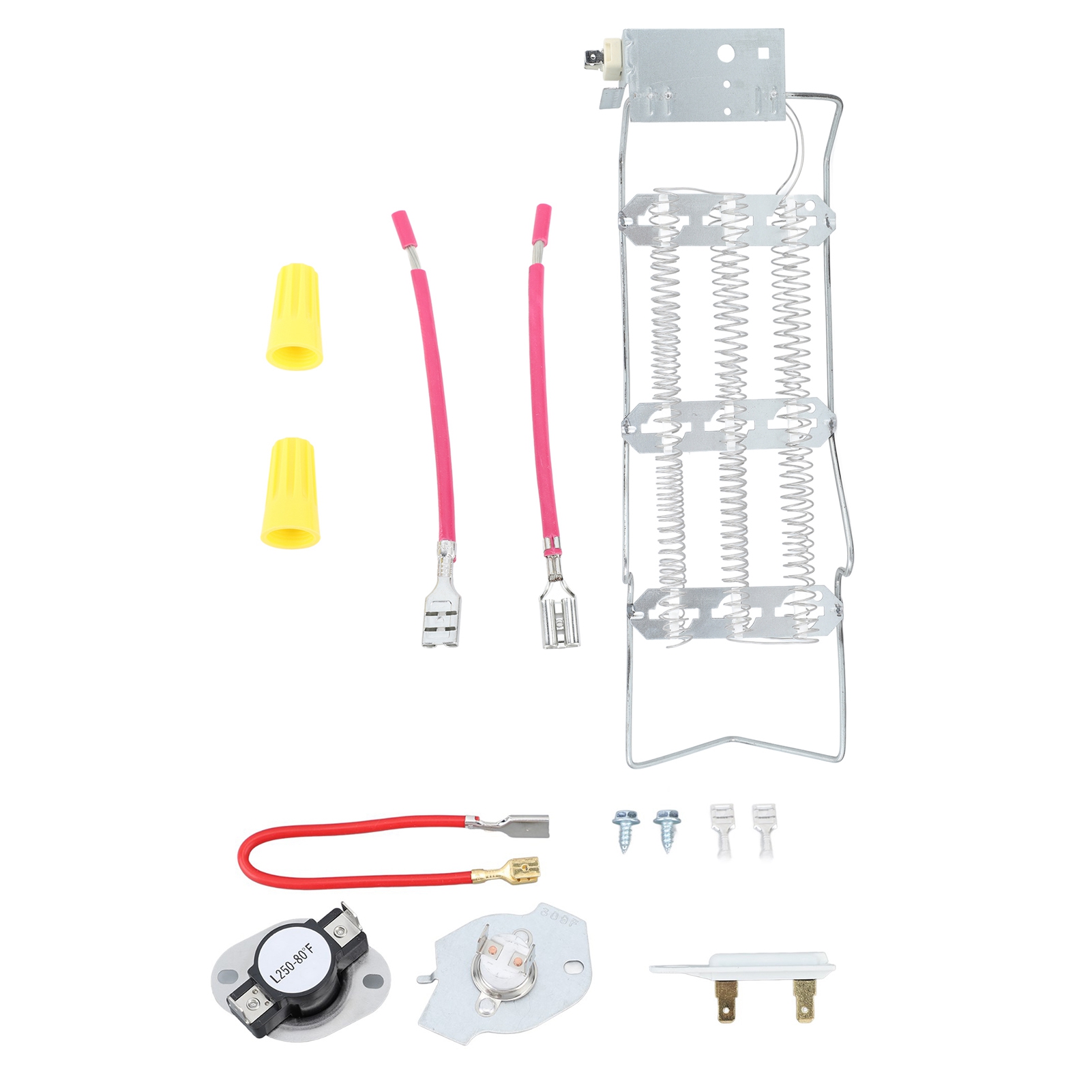 Komplettes Heizelement-set 4391960 Aus Nickel-chrom-legierung Für Wäschetrockner Mit Thermostat Und Sicherung, Kompatibel Mit Whirlpool, Kenmore, Maytag Und Amana
