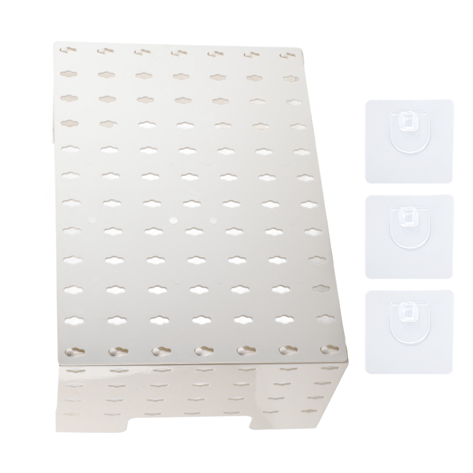 Wandmontierte Gas-warmwasserbereiter-abdeckung, Selbstklebende, Perforierte Pet-platte, Kein Bohren Erforderlich, Modernes Design, Küchenaufbewahrung, 3-teilig
