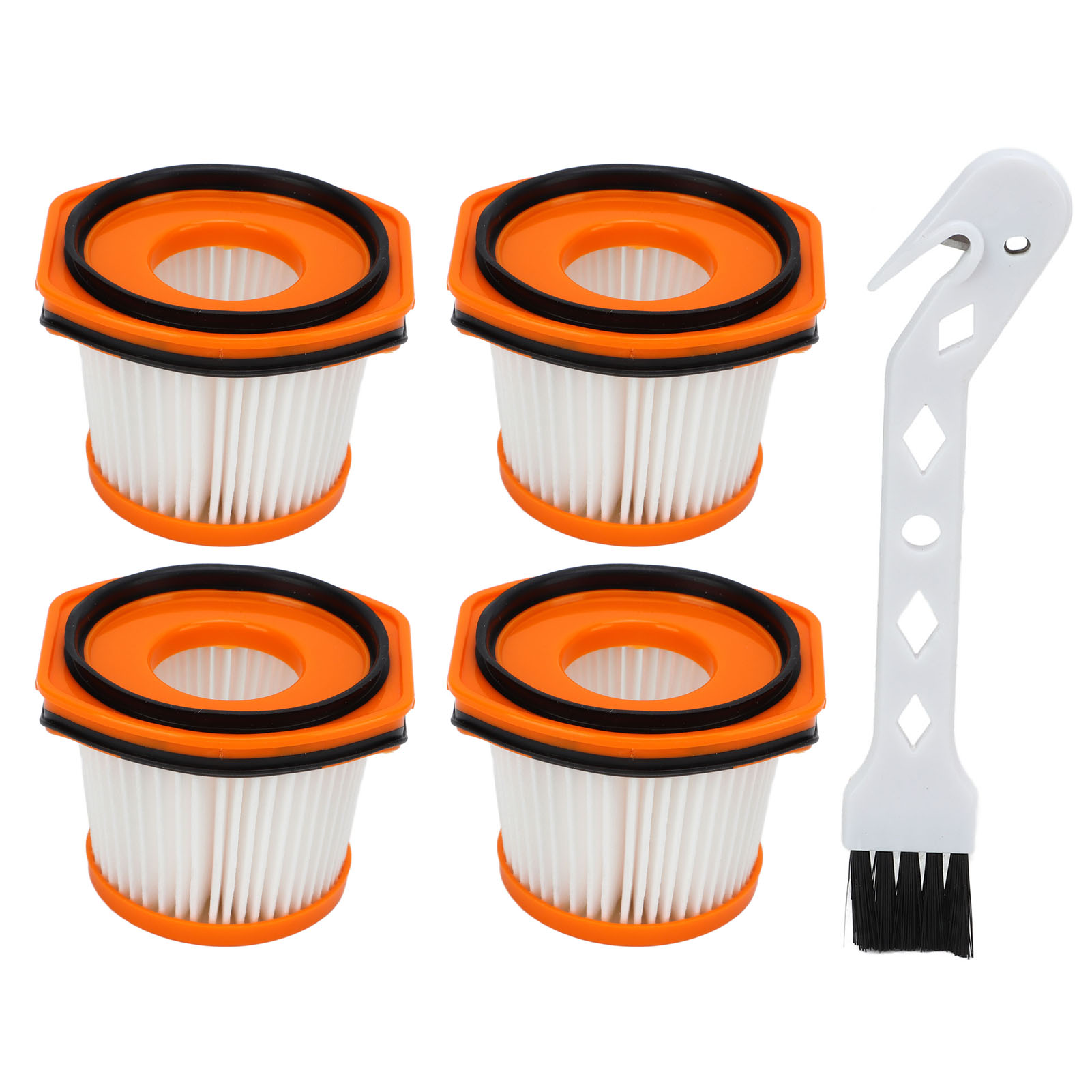 Set Mit 4 Wiederverwendbaren Filtern Für Shark Ws620/ws630/ws632 Staubsauger + Gänsebürste