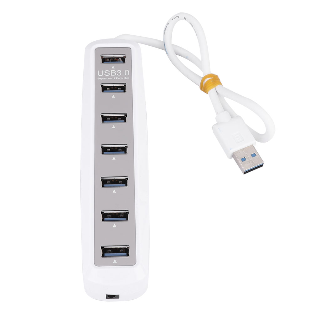 Toivize 7-port Usb 3.0 Hub Weiß Kompakt