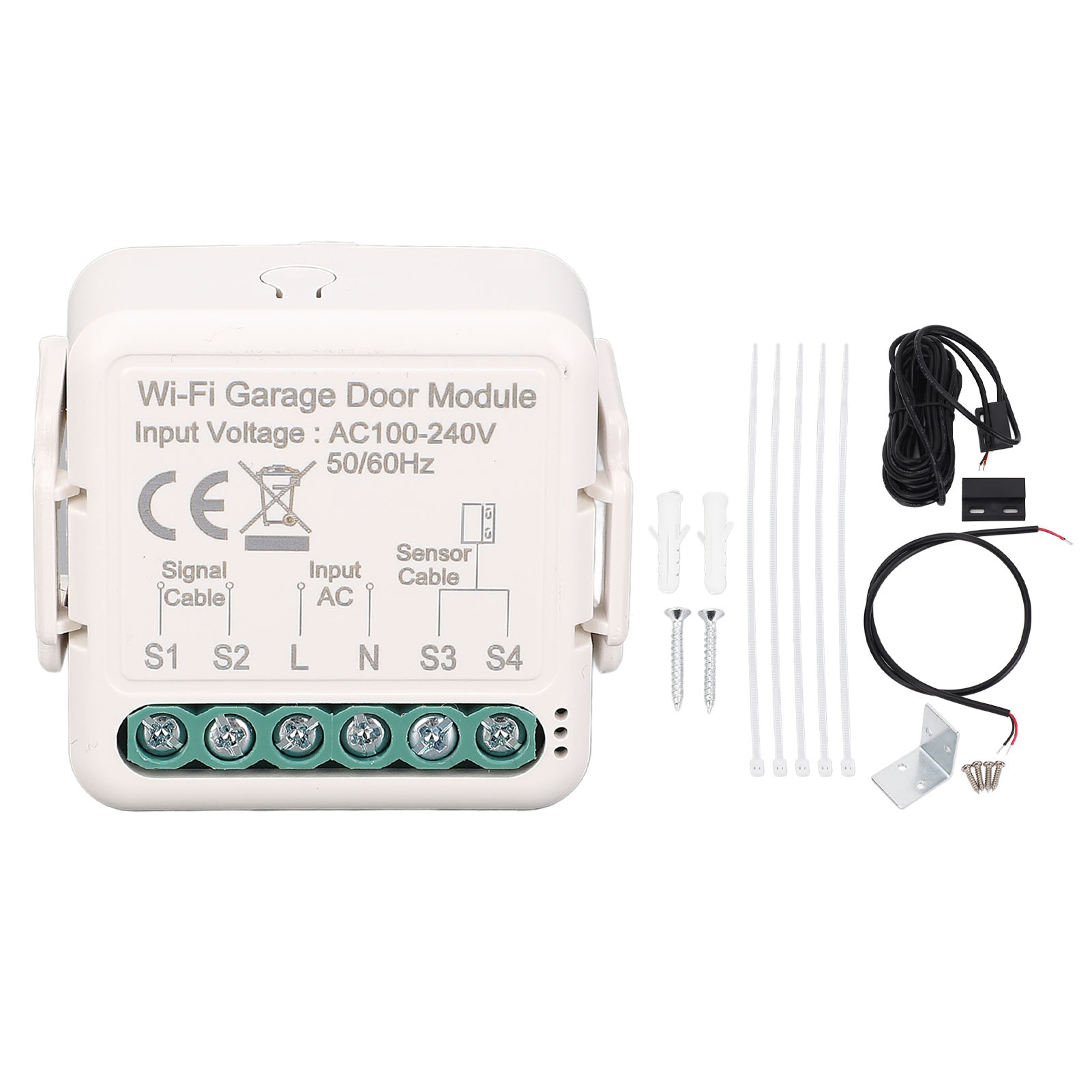 Toivize Tuya/smart Life Wlan-garagentoröffner Mit Sprachsteuerung Und Timer, 100–240 V, Abs
