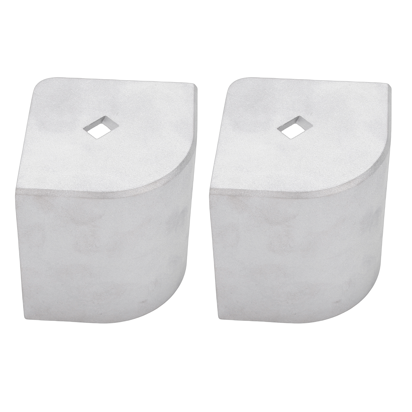 Eckkappe Für Pontonboote – Toivize – 22015a – Hochfestes Aluminium, 90°-eckenschutz, 2er-set