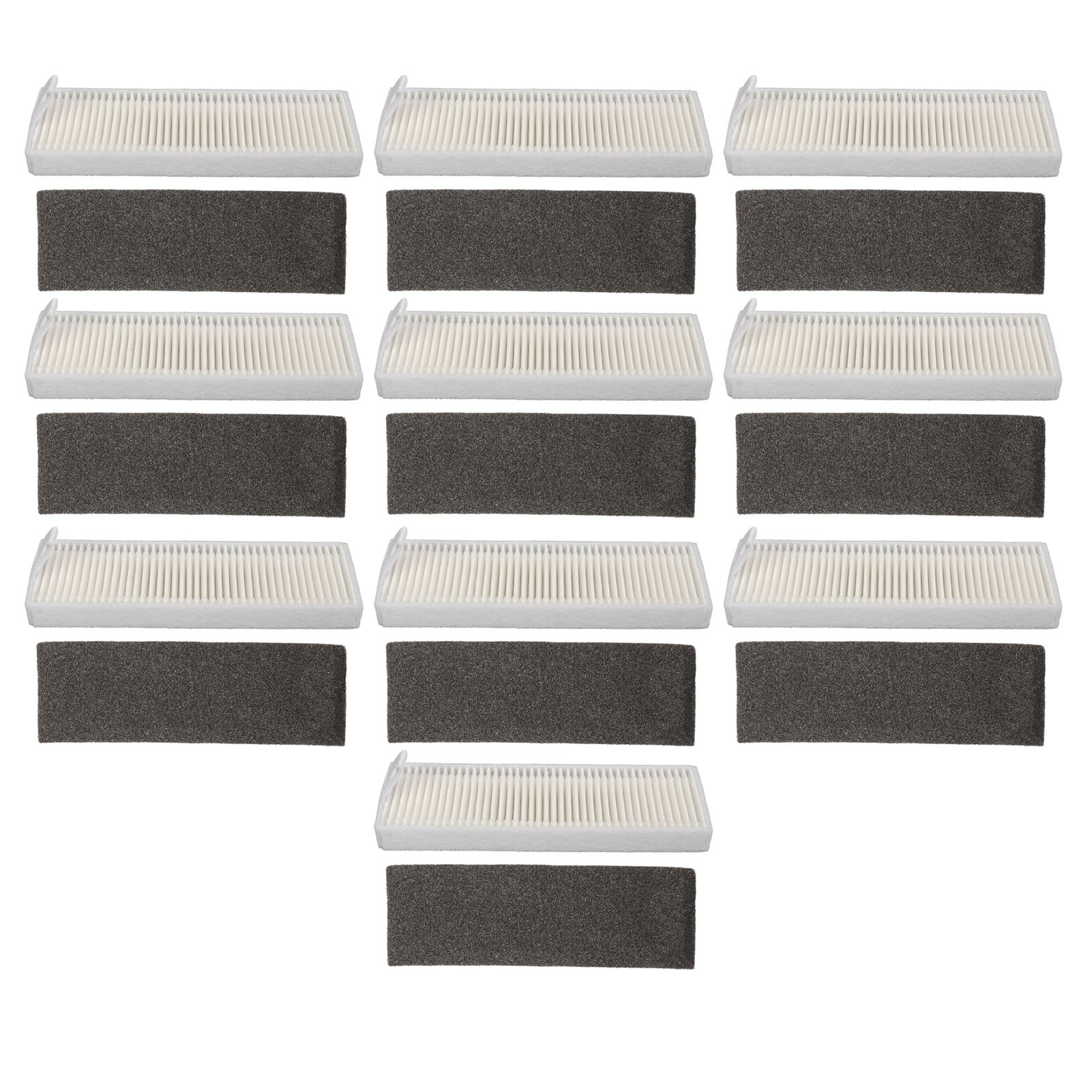 10er-pack Hepa-filter Für Tikom G8000 Pro, Honiture G20 Und Laresar Evol 3 Saugroboter – Waschbar, Hocheffizient