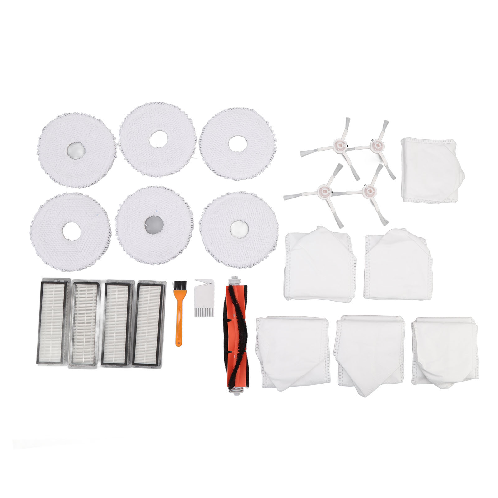 Ersatzteilset Für Dreame S10 Pro L10s Mijia Omni B101cn Mit Mittelbürste, 4 Seitenbürsten, Hepa-filtern Und Beuteln