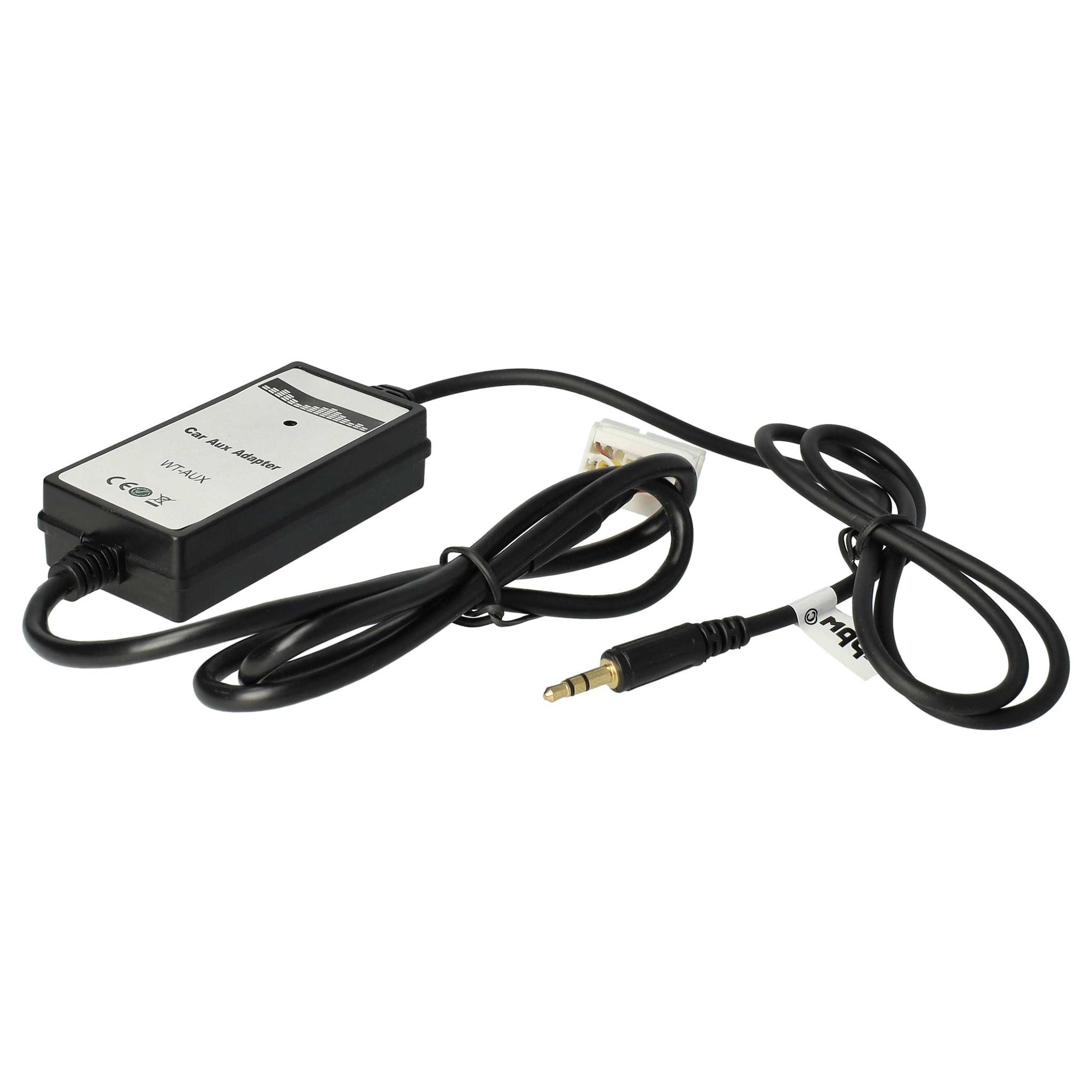 Vhbw Aux Audio Adapter Kabel Kfz Radio (145 Cm) Kompatibel Mit Honda Bj. 2004-11 S2000 Auto, Autoradio