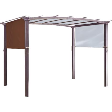 Wasserdichtes Sonnensegel 190t, Für Pergola, Laube, Weinreben, Garten, Schokoladenbaum, 5,2 X 2 M