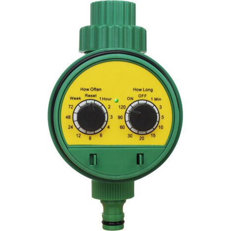 Alliandisulisem – Automatischer Bewässerungstimer – Kompatibel Mit 1/2- Und 3/4-zoll-wasserhähnen – Lcd-display – Bewässerungszeit Von 1 Bis 120 Minuten