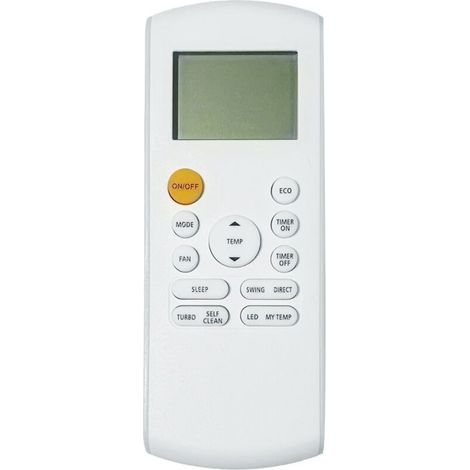 Alliandi Universalfernbedienung Für Klimaanlagen, Kompatibel Mit Den Modellen Rg57a7 Bgef, Rg57a6 Bgefu1 Und Rg57b2 Bge