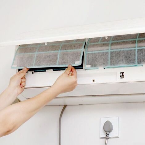 Alliandis 10er-pack Vlies-klimaanlagenfilter – Staubdichtes Netzgewebe – Größe 40 X 35 Cm – Reduziert Gerüche In Innenräumen