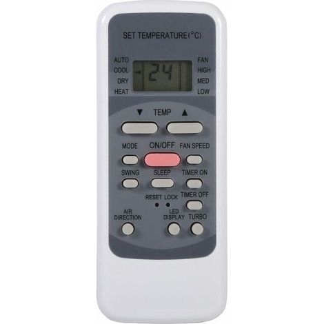 Alliandi Universalfernbedienung Für Klimaanlagen Der Modelle R51, R51/e, R51/ce, R51m/ce, R51d/e, R51m/bge – Integrierte Uhr + Ein-/ausschalttimer