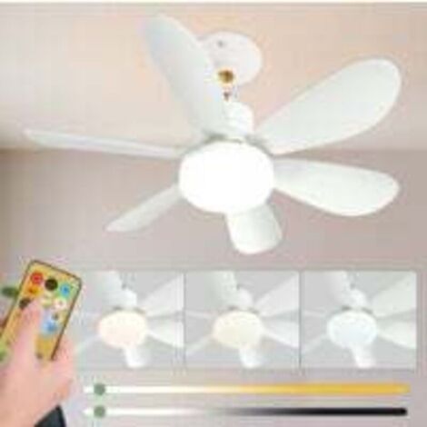 Alliandisulisem 52 Cm Leiser Deckenventilator Mit Licht Und Fernbedienung, 40 W Deckenventilatorlampe Mit E27-fassung, Dimmbarer Led-deckenventilator Für Schlafzimmer Und Wohnzimmer, 3 Geschwindigkeit
