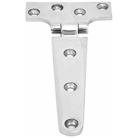 Alliandis 2er-pack Verstärkte Edelstahl-t-scharniere Für Gartentore 151 75 4,5 Mm
