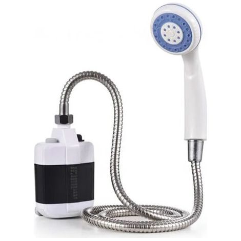 Alliandis Tragbare Dusche, Elektrische Campingdusche, Usb-aufladbarer Duschkopf Und Pumpenschlauch Für Den Außenbereich, Zubehör A148