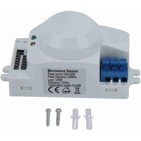 Alliandisulisem 360-grad-radar-mikrowellen-bewegungsmelder, Intelligenter Lichtschalter 220–240 V Ac Sk-600