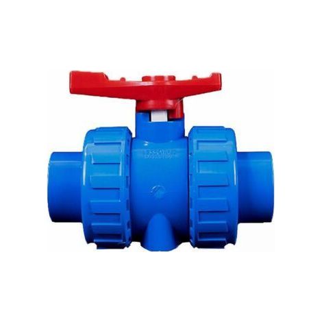Alliandis 2-wege-pvc-kugelhahn Für Klebe- Und Bsp-gewindeanschlüsse Von Wasserzuleitungsrohren, Dn32 (40 Mm)