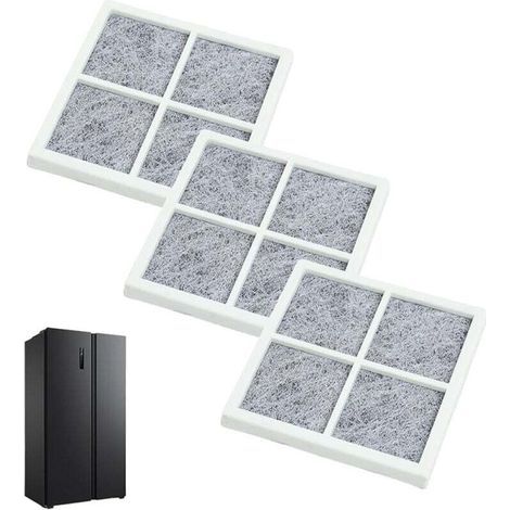 Alliandisf Luftfilter Für Lg Kühlschränke – 3-teiliges Set, Kompatibel Mit Lt120f, Adq73214405, Adq73214404, Adq73214408 – Pure N Fresh