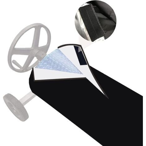 Alliandisc Wasserdichte Stoff-poolabdeckung, Rollabdeckung, Sonnenschutzabdeckung, Solar-poolabdeckung, Integrierte Outdoor-poolschutzabdeckung