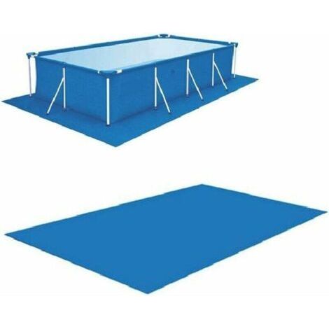 Alliandi Rechteckige Poolmatte, Quadratische Poolbodenmatte, Rechteckige Poolbodenmatte, Faltbare Bodenabdeckung Für Rahmenpools, Planschbecken, Whirlpools