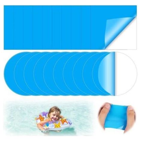 Alliandis Wasserdichtes Reparaturset Für Aufstellpools – 20 Hochfeste Pvc-klebeflicken, Für Die Unterwasseranwendung